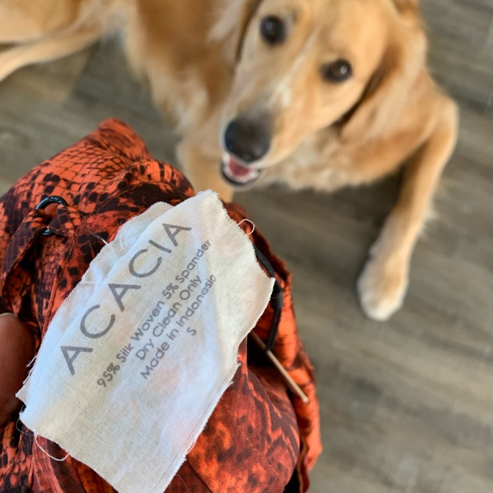 Acacia Silk Python Puunene Dress - image 3